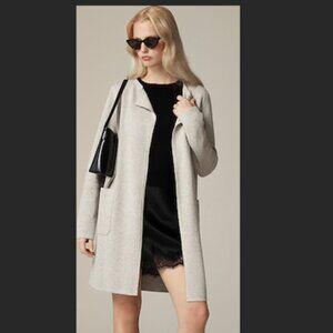 Juliette collarless sweater-blazer